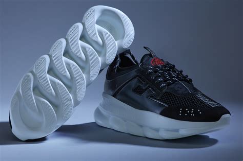 chain sneakers versace